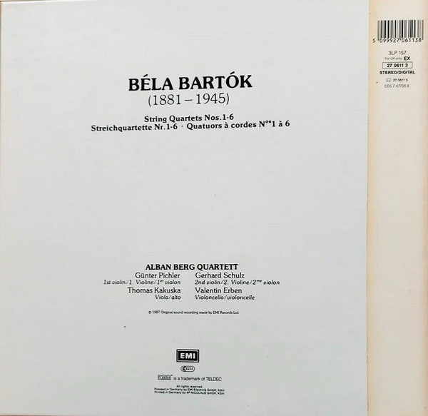 String Quartets Nos. 1-6