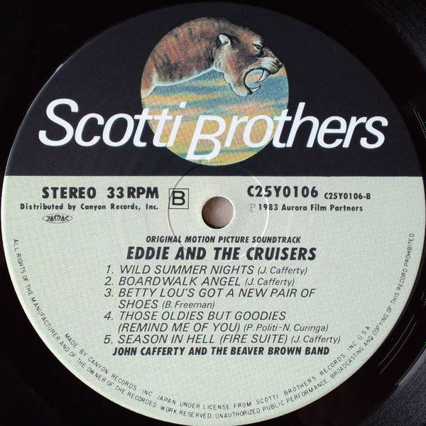Eddie And The Cruisers (Original Motion Picture Soundtrack)