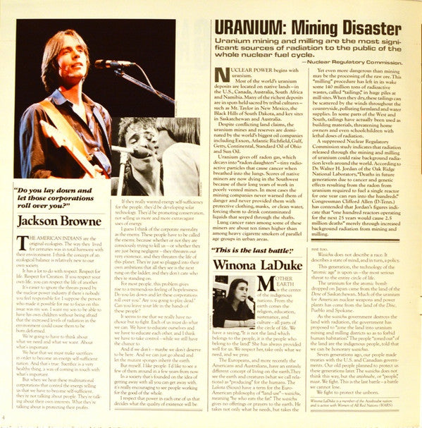 No Nukes - From The Muse Concerts For A Non-Nuclear Future - Madison Square Garden - September 19-23, 1979