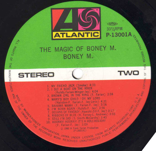 The Magic Of Boney M. - 20 Golden Hits