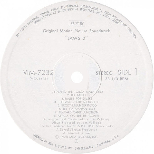 Jaws 2 - The Original Motion Picture Soundtrack