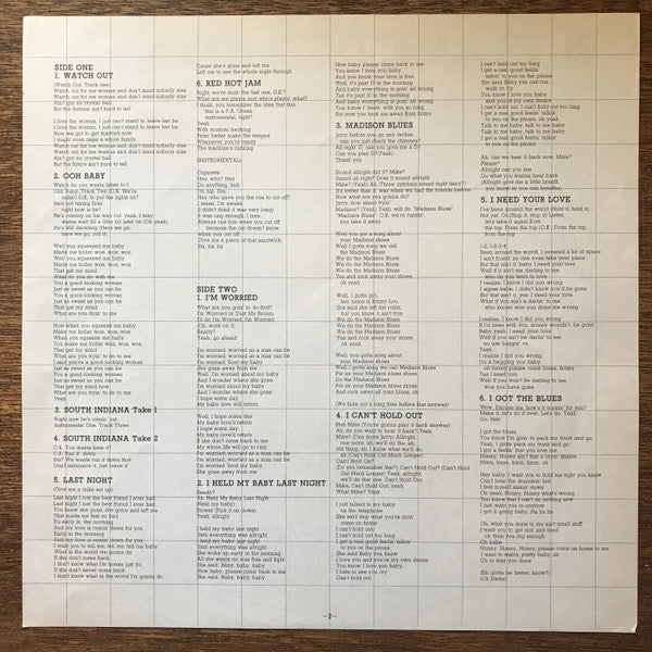 Blues Jam At Chess, Chicago Vol. 1