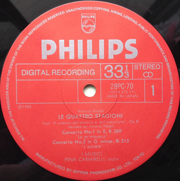 Le Quattro Stagioni = The Four Seasons = Die Vier Jahreszeiten = イ・ムジチの四季
