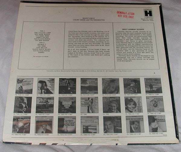 Basie's Best! A Collection Of Immortal Performances