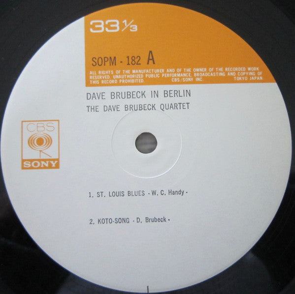 Dave Brubeck In Berlin