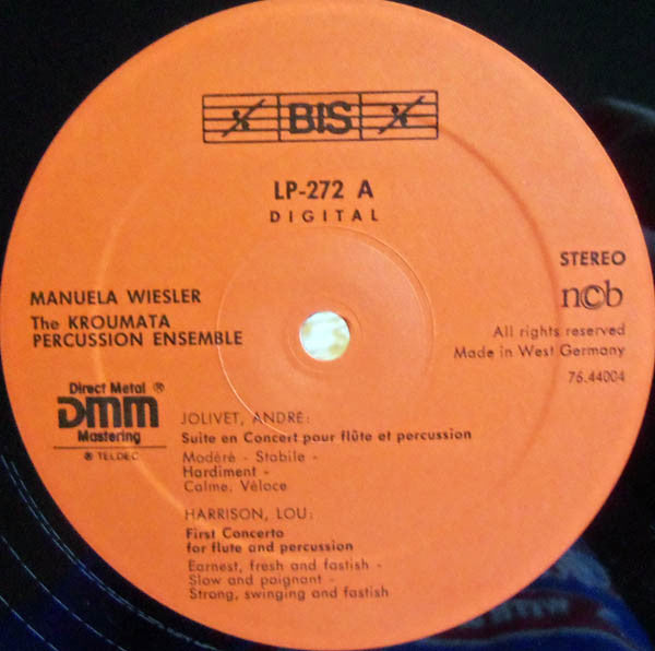 The Kroumata Percussion Ensemble & Manuela Wiesler, Flute, Play Music By Jolivet, Harrison, Cage & Sandström