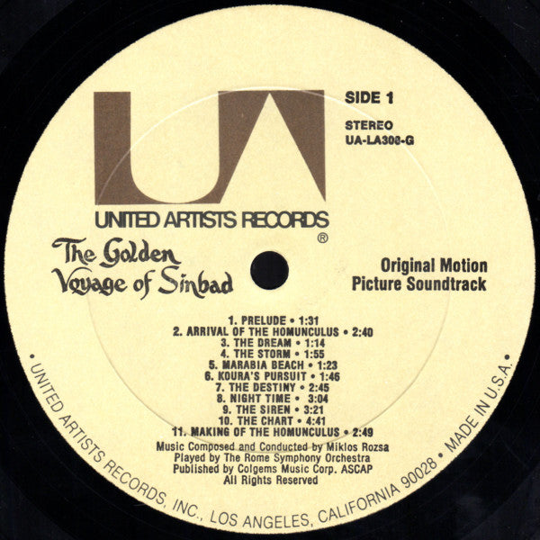The Golden Voyage Of Sinbad: Original Motion Picture Soundtrack