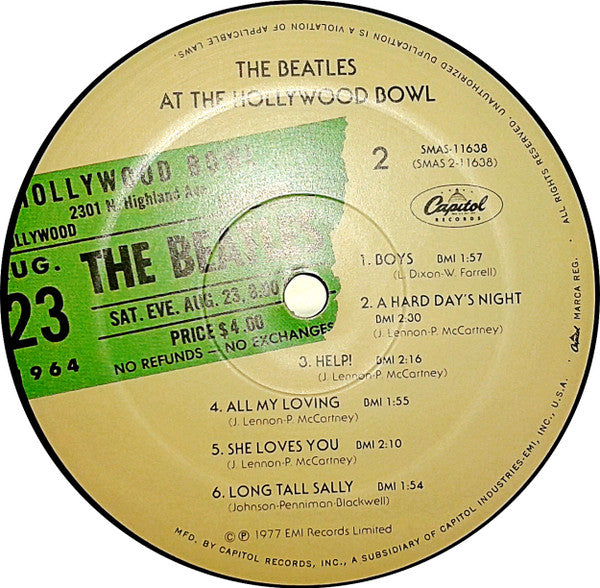 The Beatles At The Hollywood Bowl