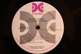 Barry Harris Plays Barry Harris