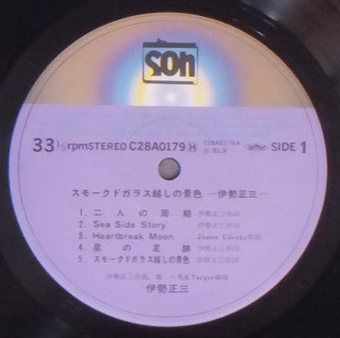 スモークドガラス越しの景色