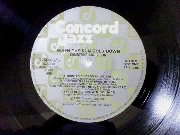 When The Sun Goes Down