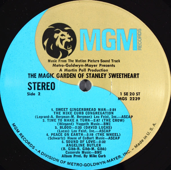 Music From The Motion Picture Soundtrack "The Magic Garden Of Stanley Sweetheart"
