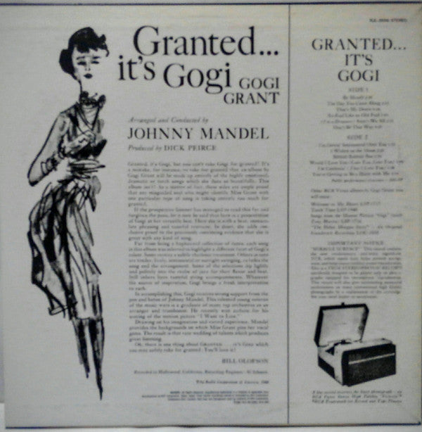 Release: Granted... it's Gogi-Vinyl-Japan-1983-RJL-2658-8880550