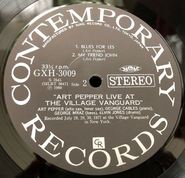 Live At The Village Vanguard