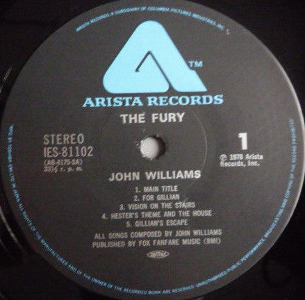 The Fury (Original Soundtrack Recording)