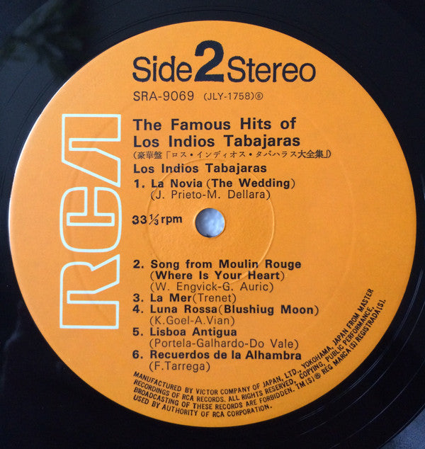 The Famous Hits Of Los Indios Tabajaras