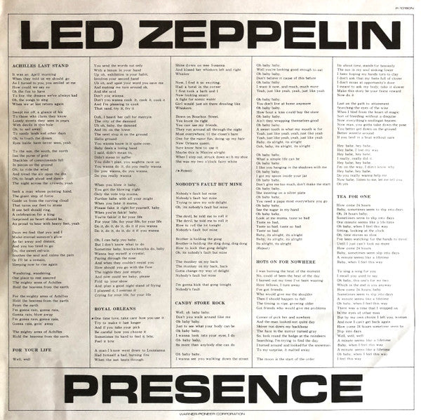 Presence = プレゼンス