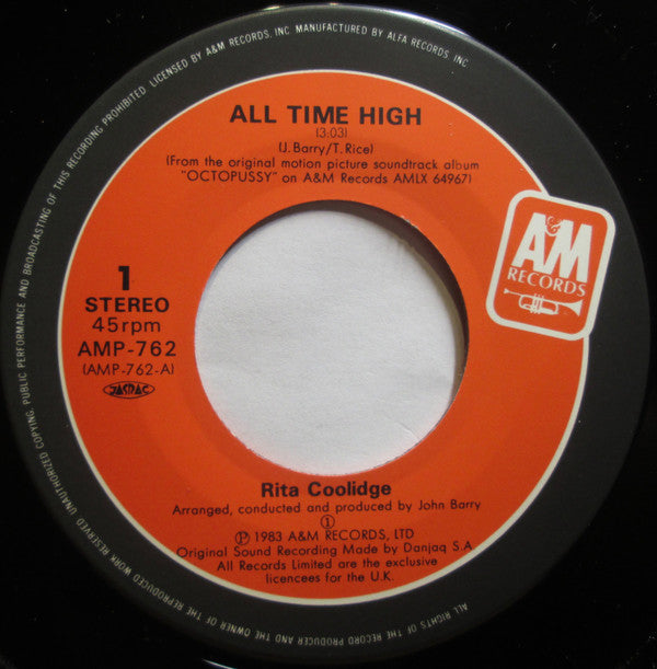 All Time High (The Theme Song From Octopussy)