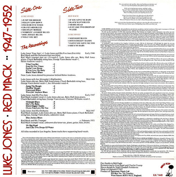 West Coast R&B 1947-1952