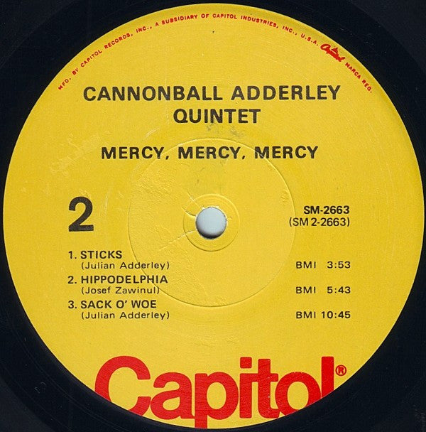 Mercy, Mercy, Mercy! Live At "The Club"