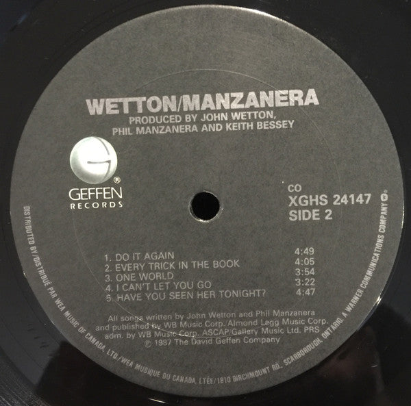 Wetton / Manzanera