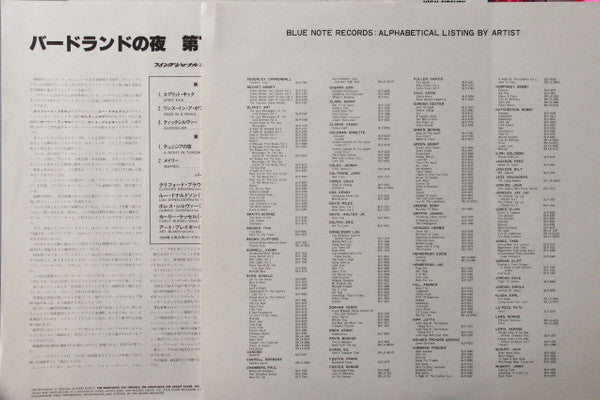 A Night At Birdland Volume 1