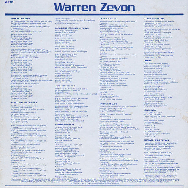 Warren Zevon