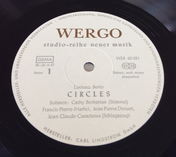Circles · Sequenza I, III, V
