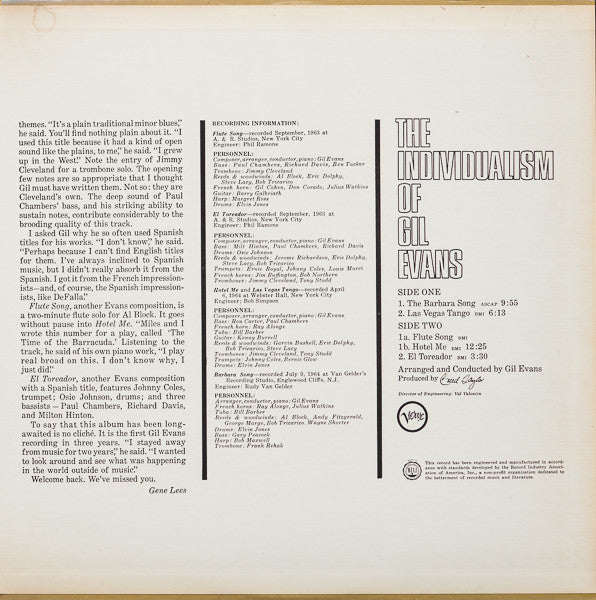 The Individualism Of Gil Evans