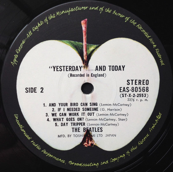 Yesterday And Today = イエスタデイ・アンド・トゥデイ