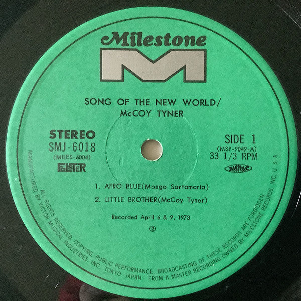 Song Of The New World