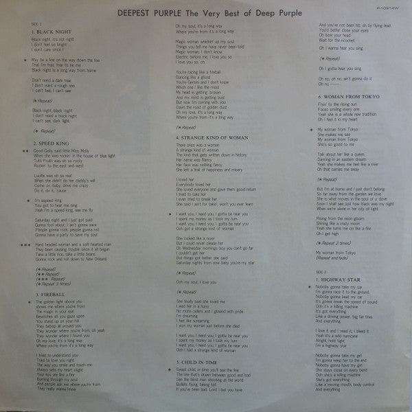 Deepest Purple : The Very Best Of Deep Purple