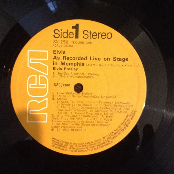 Recorded Live On Stage In Memphis