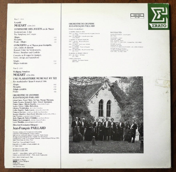 Toy Symphony in C Major/Concerto in D Major/ A Musical Joke, K. 522