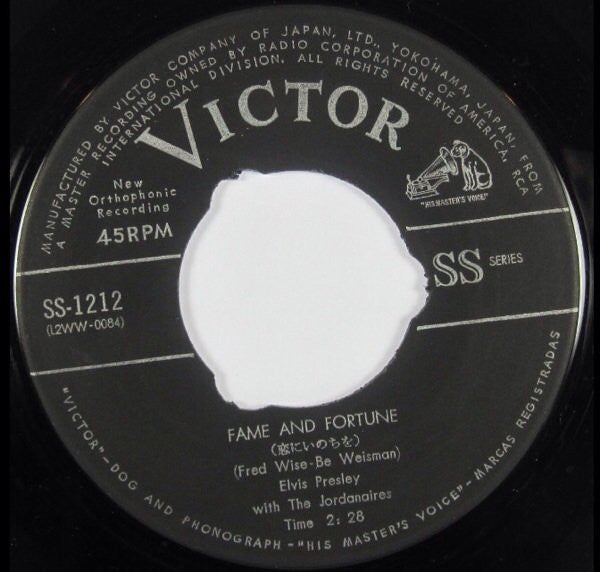 Stuck On You = 本命はおまえだ / Fame And Fortune = 恋にいのちを