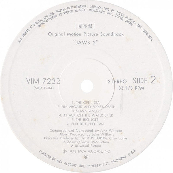 Jaws 2 - The Original Motion Picture Soundtrack
