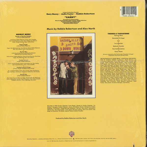 Release: Carny (Sound Track From The Motion Picture)-Vinyl-US-1980-HS 3455-3192091