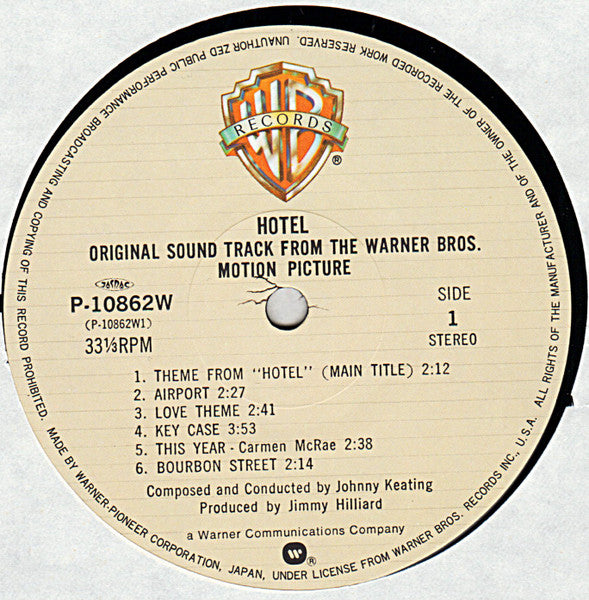 Hotel - Original Motion Picture Sound Track