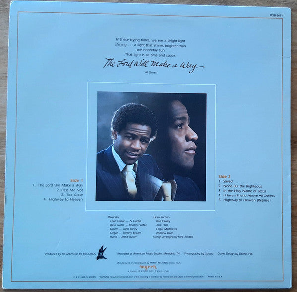 The Lord Will Make A Way