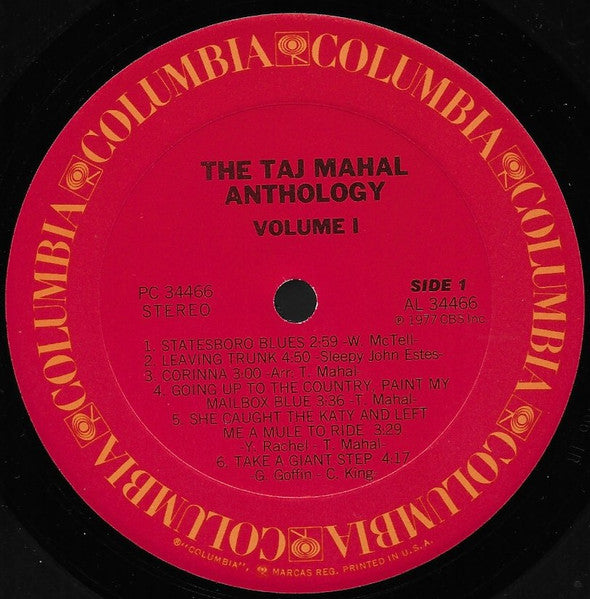 The Taj Mahal Anthology (Volume 1)