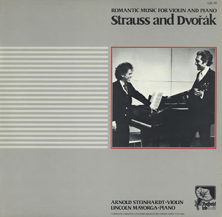 Romantic Music For Violin And Piano - Strauss And Dvorak