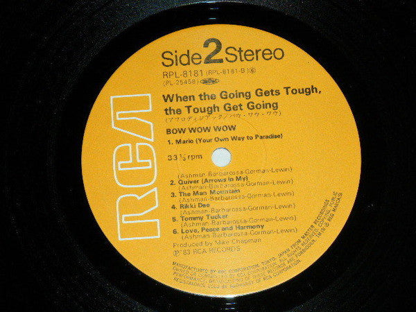 When The Going Gets Tough, The Tough Get Going