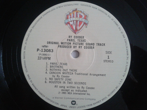 Paris, Texas (Original Motion Picture Soundtrack)