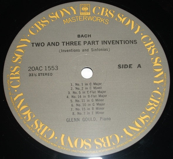 The Two And Three Part Inventions (Inventions & Sinfonias)