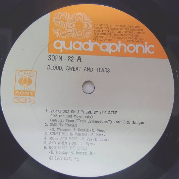 Blood, Sweat And Tears