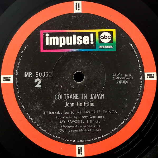 Coltrane In Japan