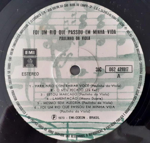 Foi um Rio que Passou em Minha Vida