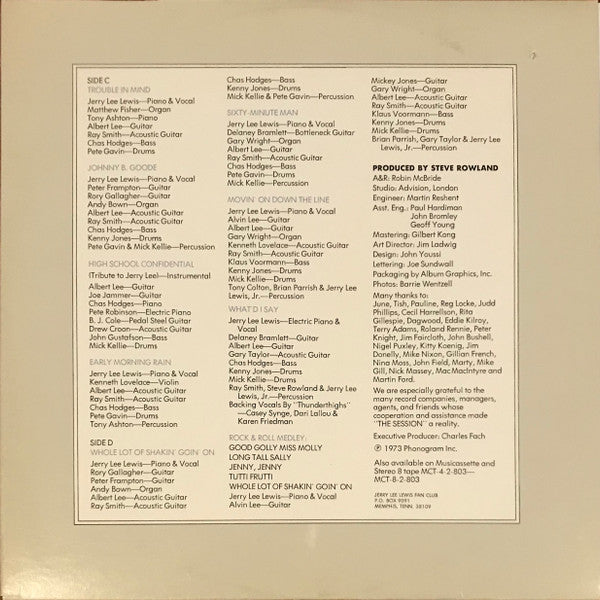 The Session Recorded In London With Great Guest Artists