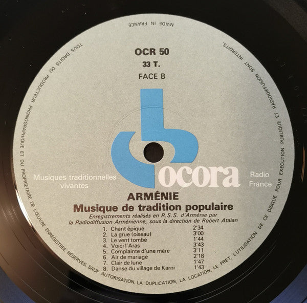 Arménie - Musique De Tradition Populaire