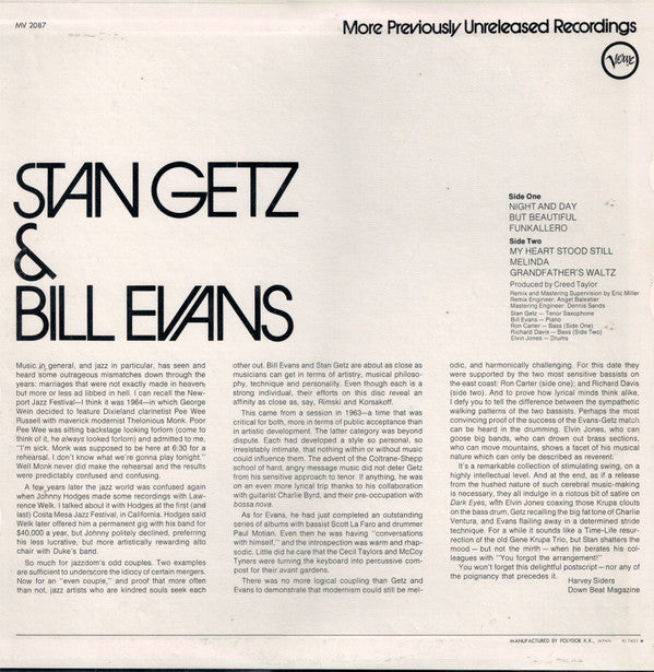 Previously Unreleased Recordings